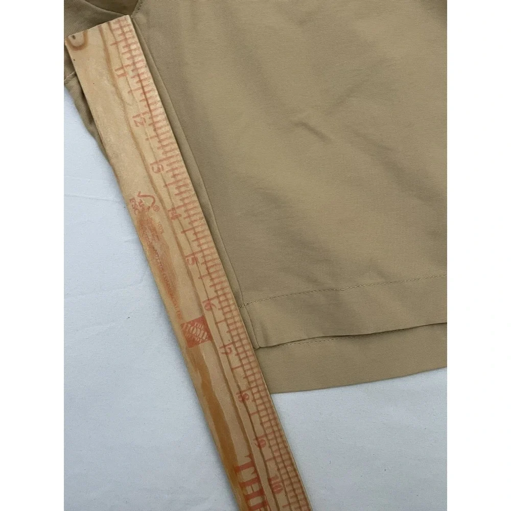 Mifland Nylon Track Shorts 2XL Beige Embroidered Logo Drawstring 8